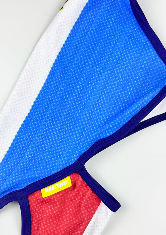 SEEDINO Red-white-blue Classic Style