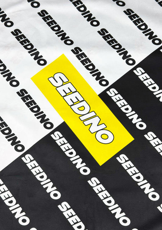 SEEDINO LOGO Classic White & Black Towel