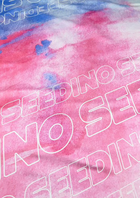 SEEDINO LOGO Pink & Blue Style Towel