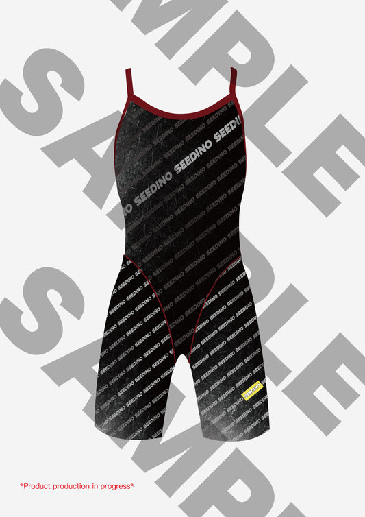 SEEDINO LOGO Charcoal Gray X Deep Red-VOPS