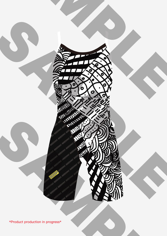 Olivia B&W Abstract Drawing Style-VOPS